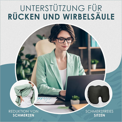 Sitzkissen Orthopädisch Memory Foam – Medium 60–90 Kg