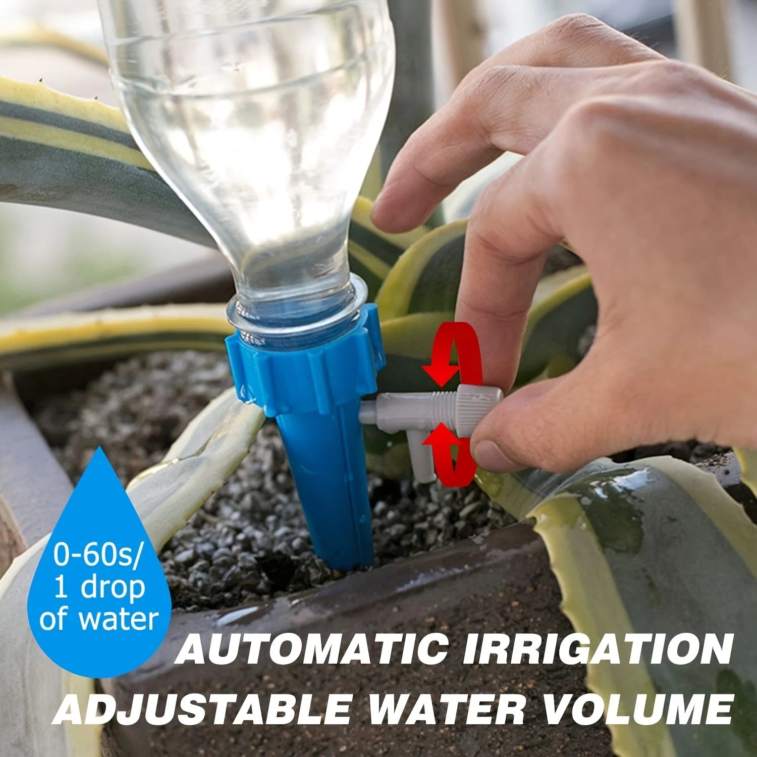 10Pcsself-Watering Kits Automatic Waterers Drip Irrigation Indoor Plant Watering Device Plant Garden Gadgets Creative