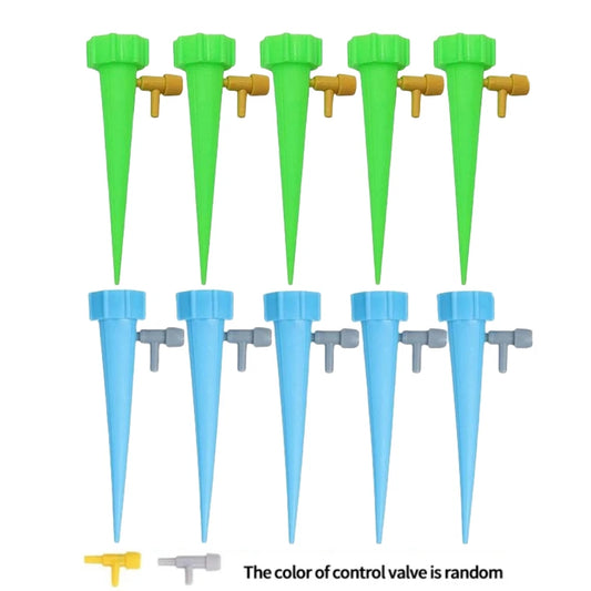 10Pcsself-Watering Kits Automatic Waterers Drip Irrigation Indoor Plant Watering Device Plant Garden Gadgets Creative